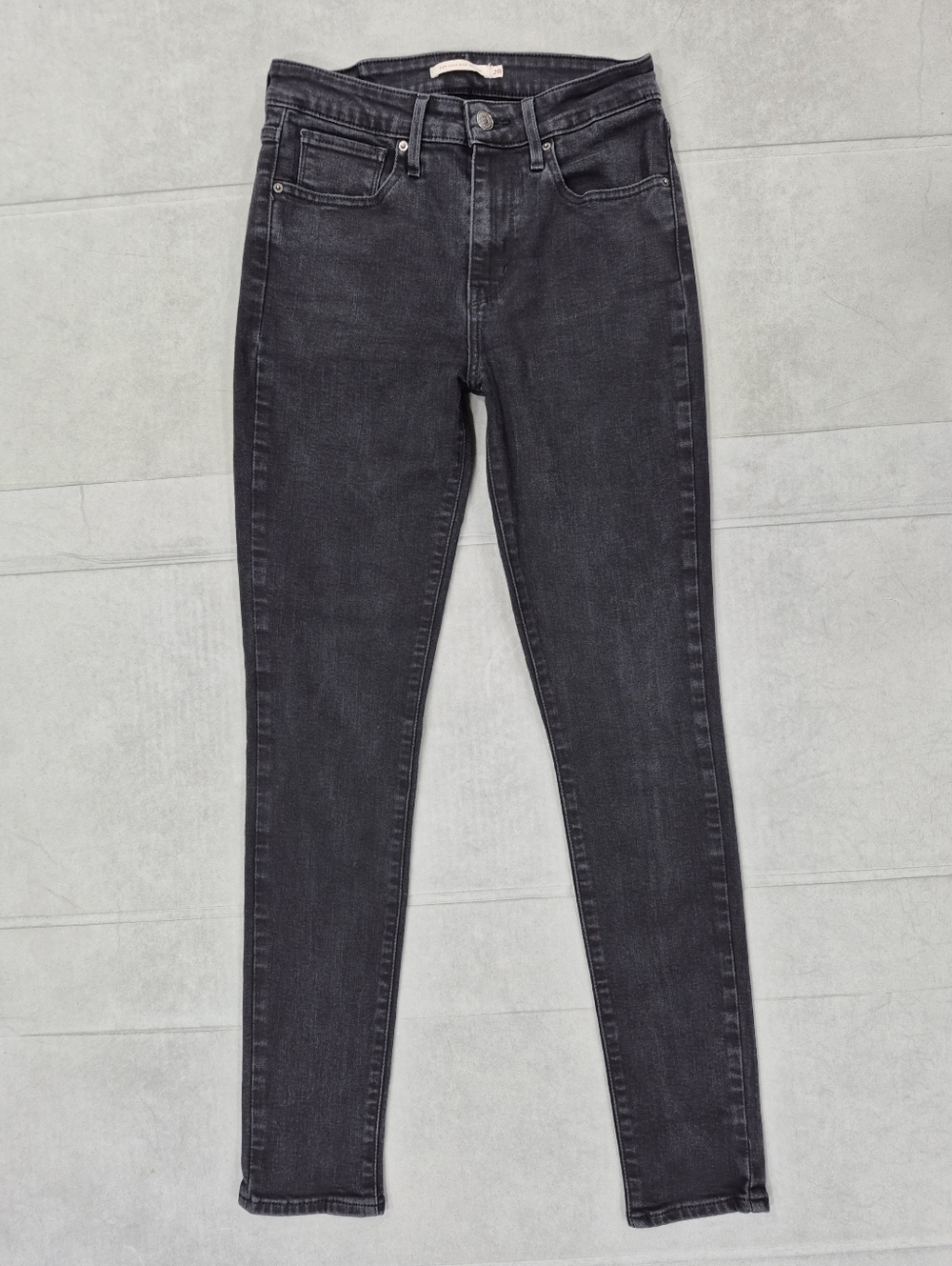 Levi's 721 skinny jeans women's 28 black  stretch high rise